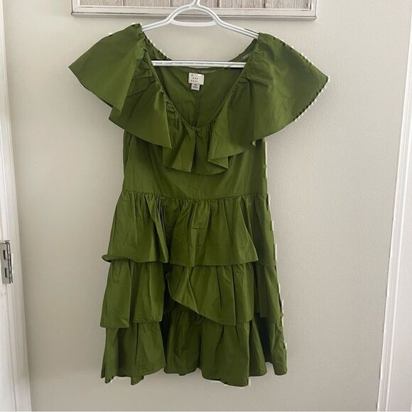 Ruffled Sleeveless  Mini Dress - Picture 1 of 4